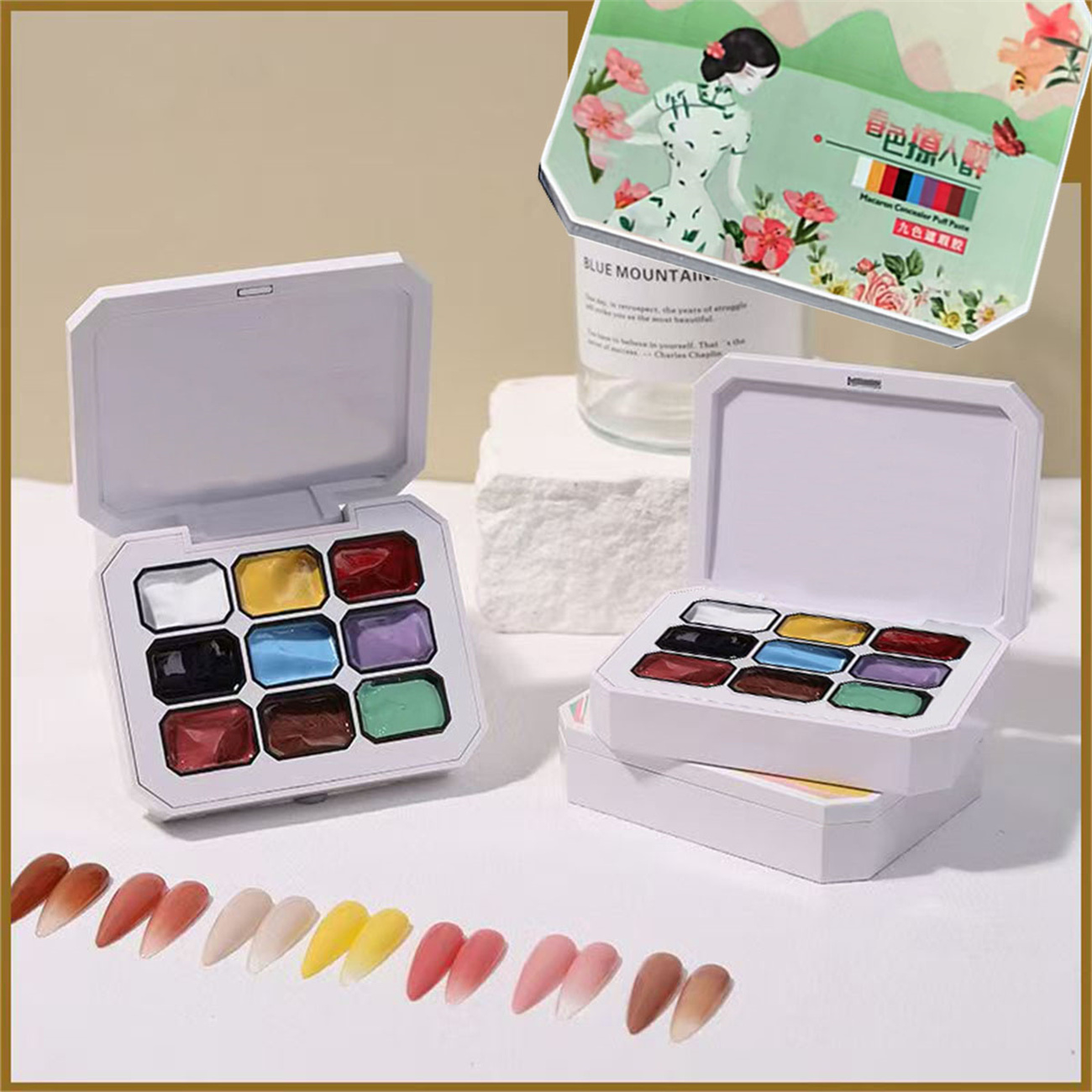 Nail Art Painting - جل طلاء أظافر متدرج اللون بـ