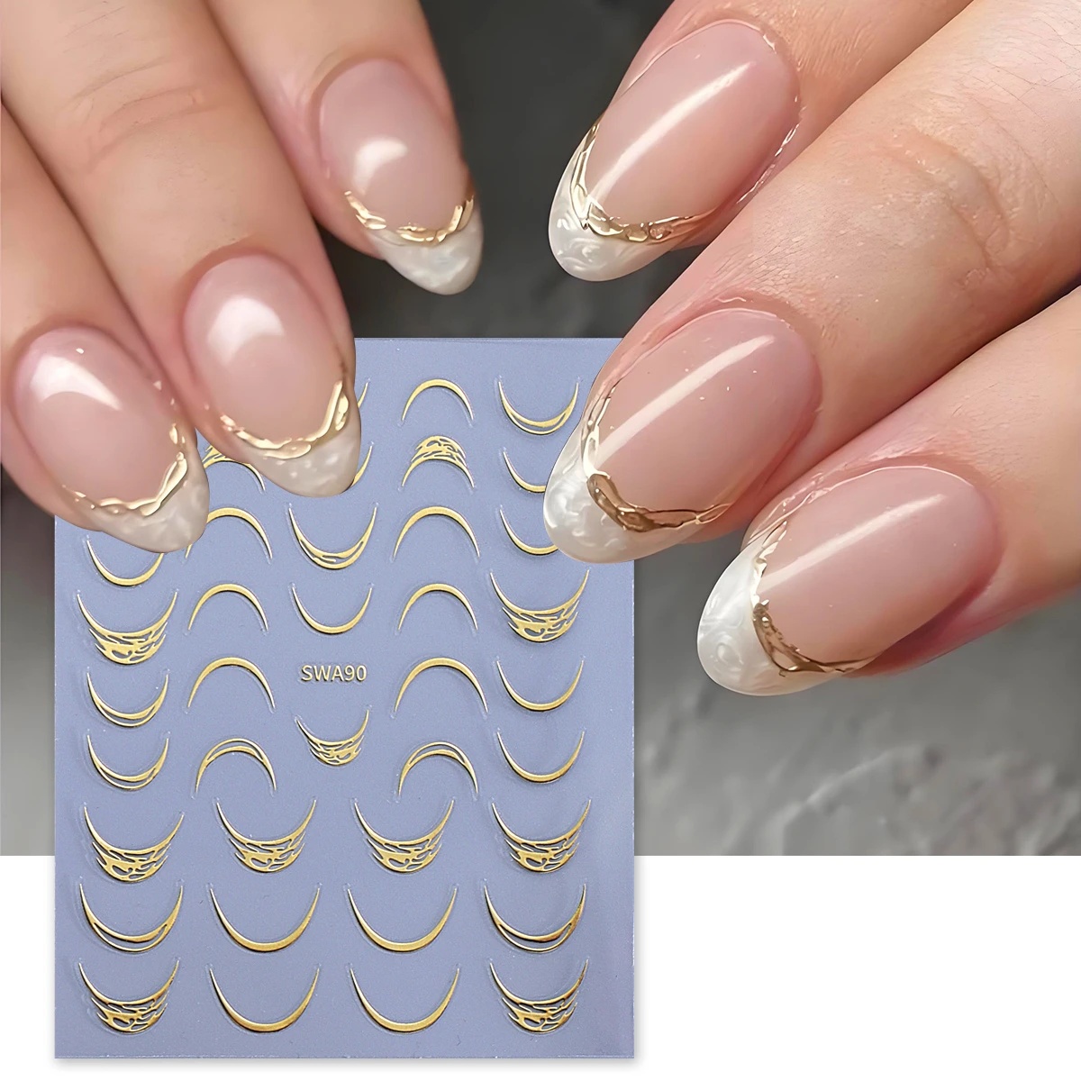 1 قطعة ثلاثية الأبعاد التألق ا - مراجعة Nail Art Maroon وسعره
