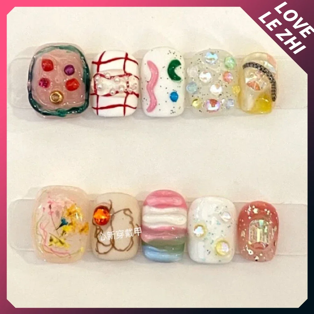 10 قطعة Diy بها بنفسك الإبداع  - مراجعة Nail Art Quotes وسعره