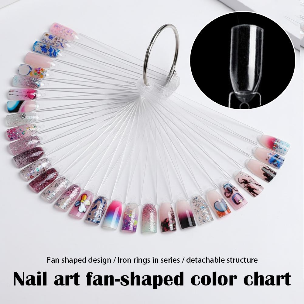 50 قطعة عينة أظافر شفافة، بطاق - مراجعة Nail Art Quotes وسعره